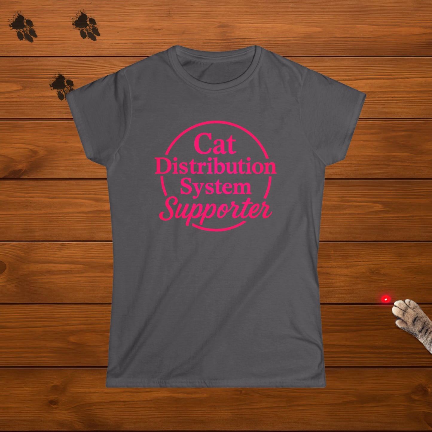 Cat Distribution System Supporter Ladies Tee