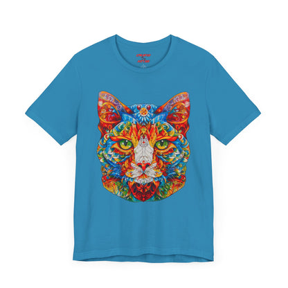 Women's Mandala Cat Tee