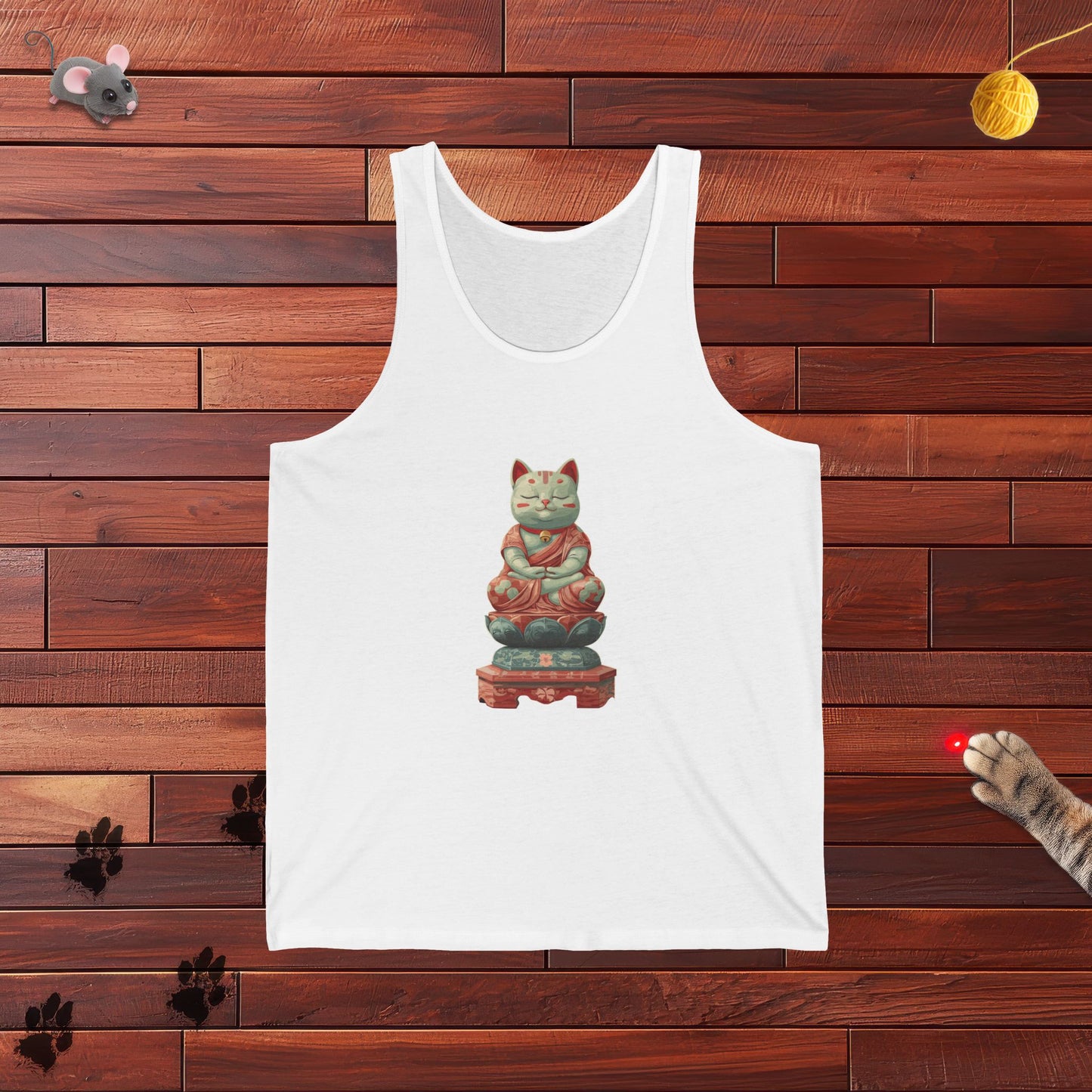 Buddha Kitty Mens Tank