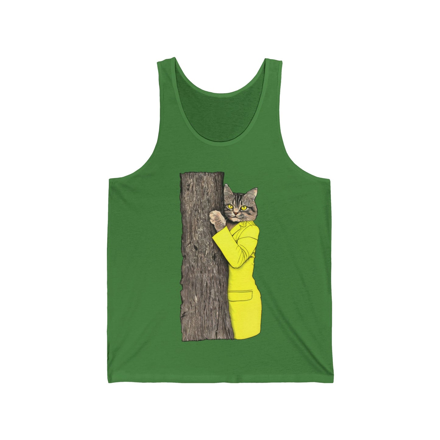 Yellow Jacket Cat Men's Tank