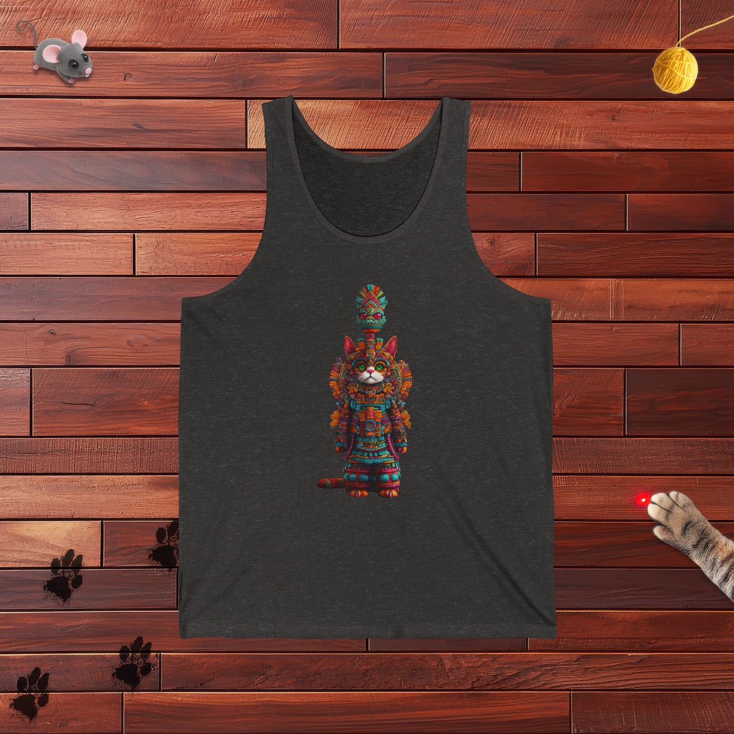 Azteca Gatito Mens Tank