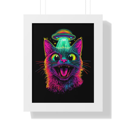 Alien Abduction Framed Wall Art