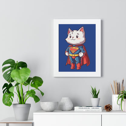 Supercat Framed Wall Art