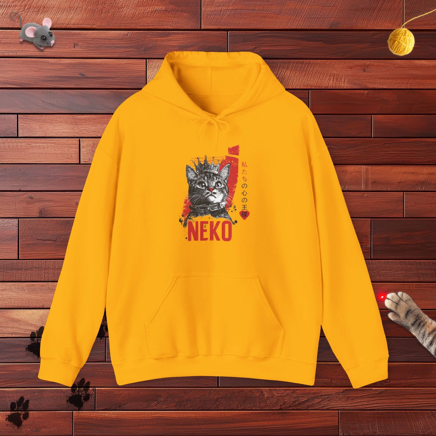 Neko King Of Our Hearts Hoodie