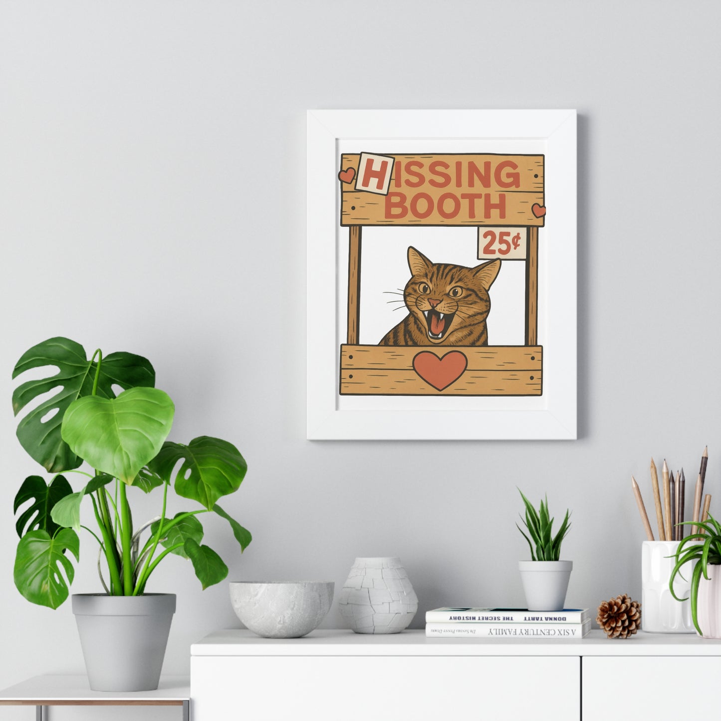 Hissing Booth Framed Wall Art