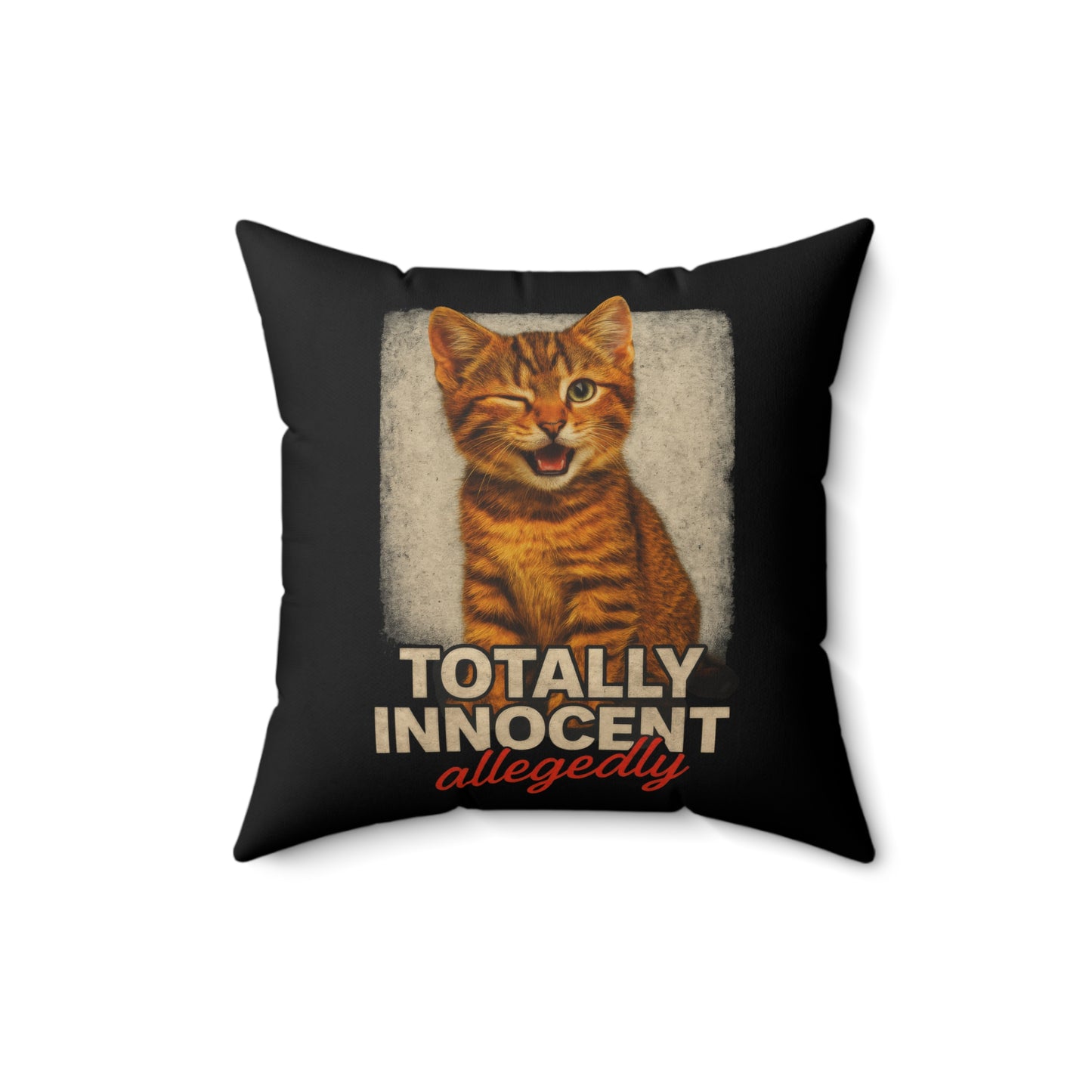 Totally Innocent Throw Pillow