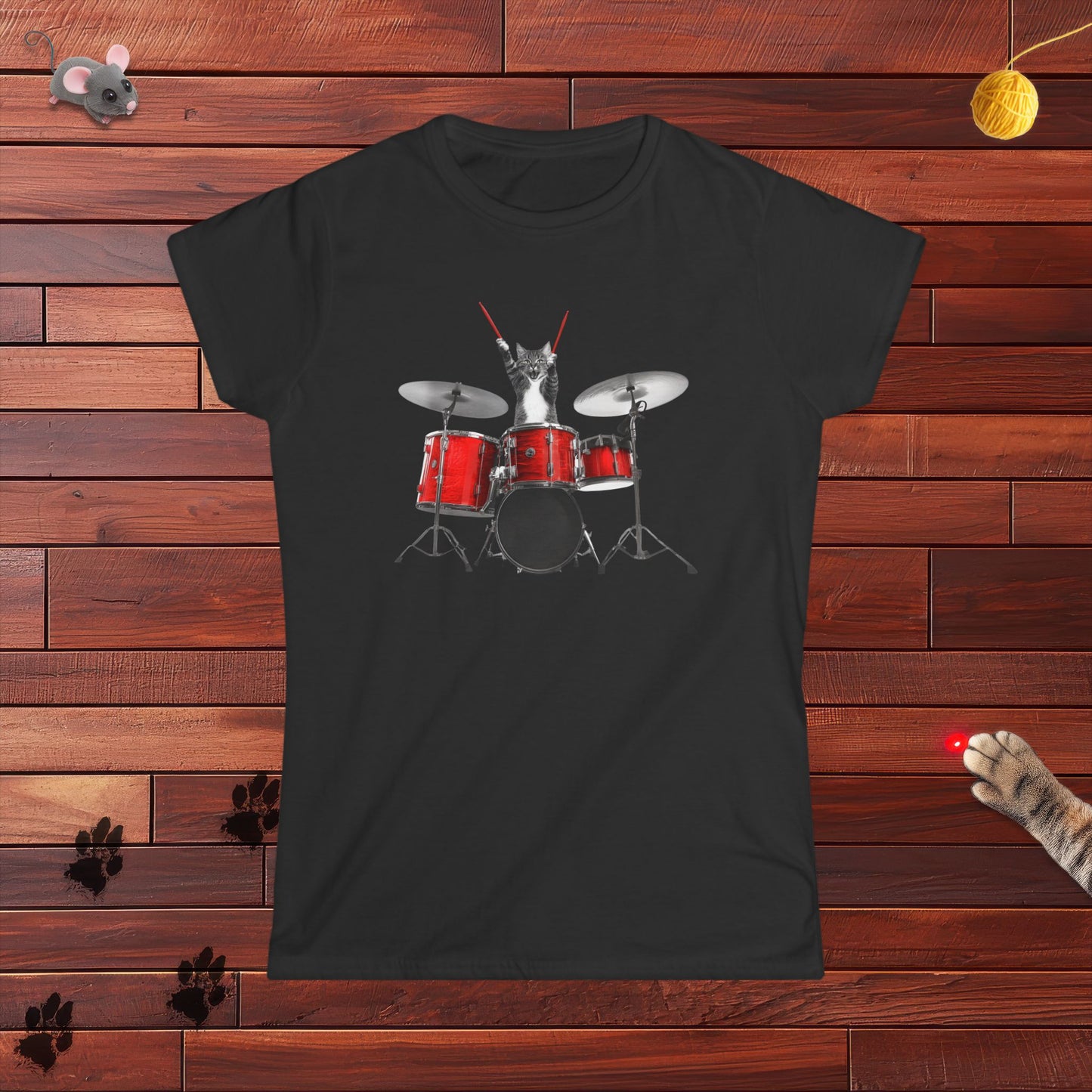 The Cutest Drummer Ladies Tee