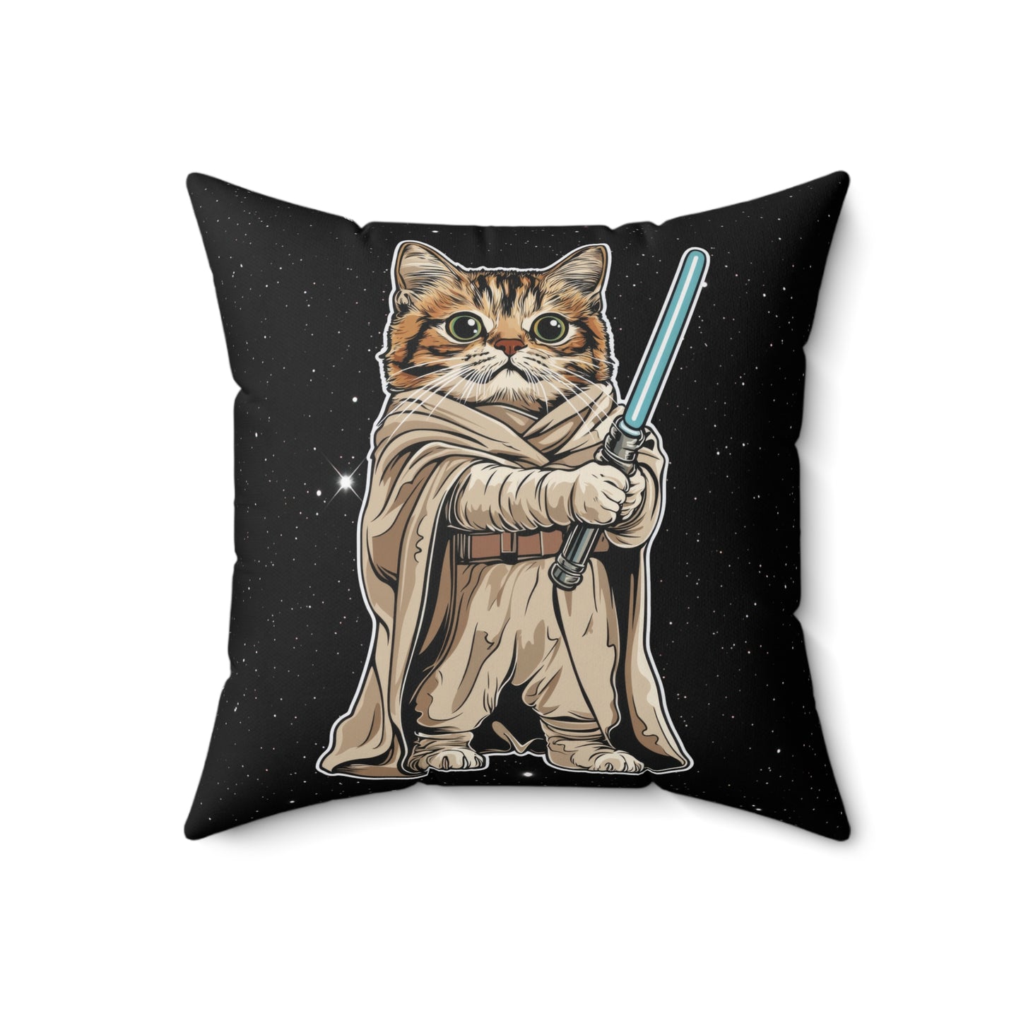 Luke Catwalker Throw Pillow