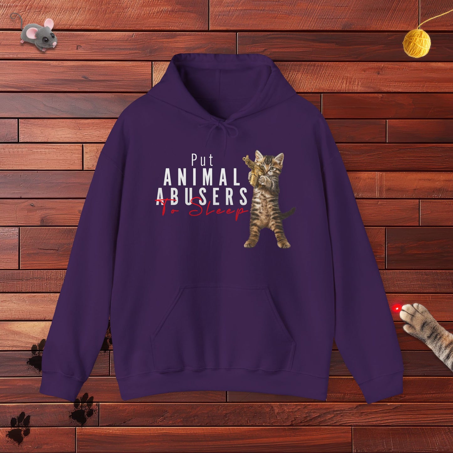 Put Animal Abusers To Sleep Hoodie
