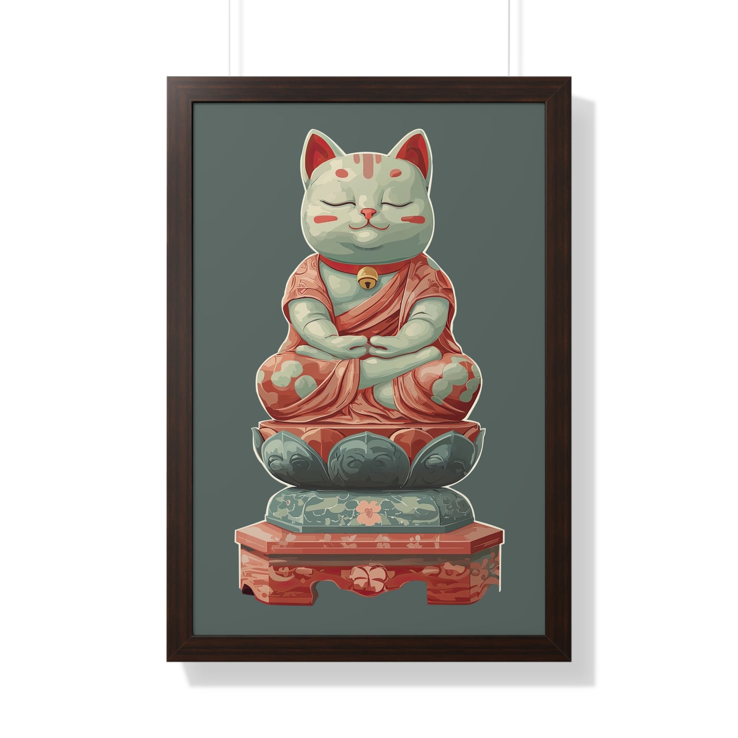 Buddy Kitty Framed Wall Art