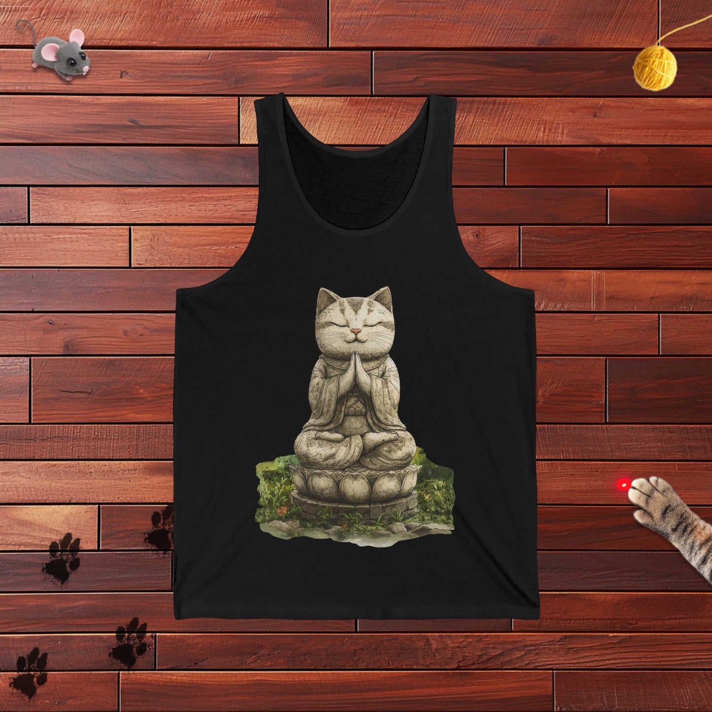 Purrfectly Zen Mens Tank