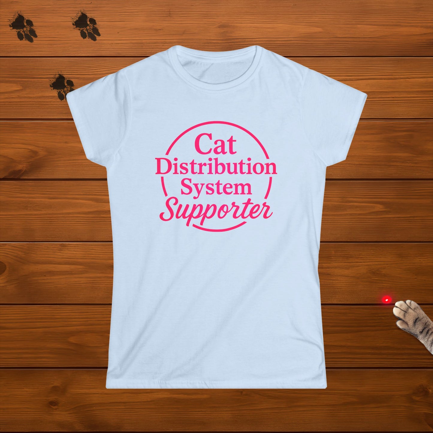 Cat Distribution System Supporter Ladies Tee