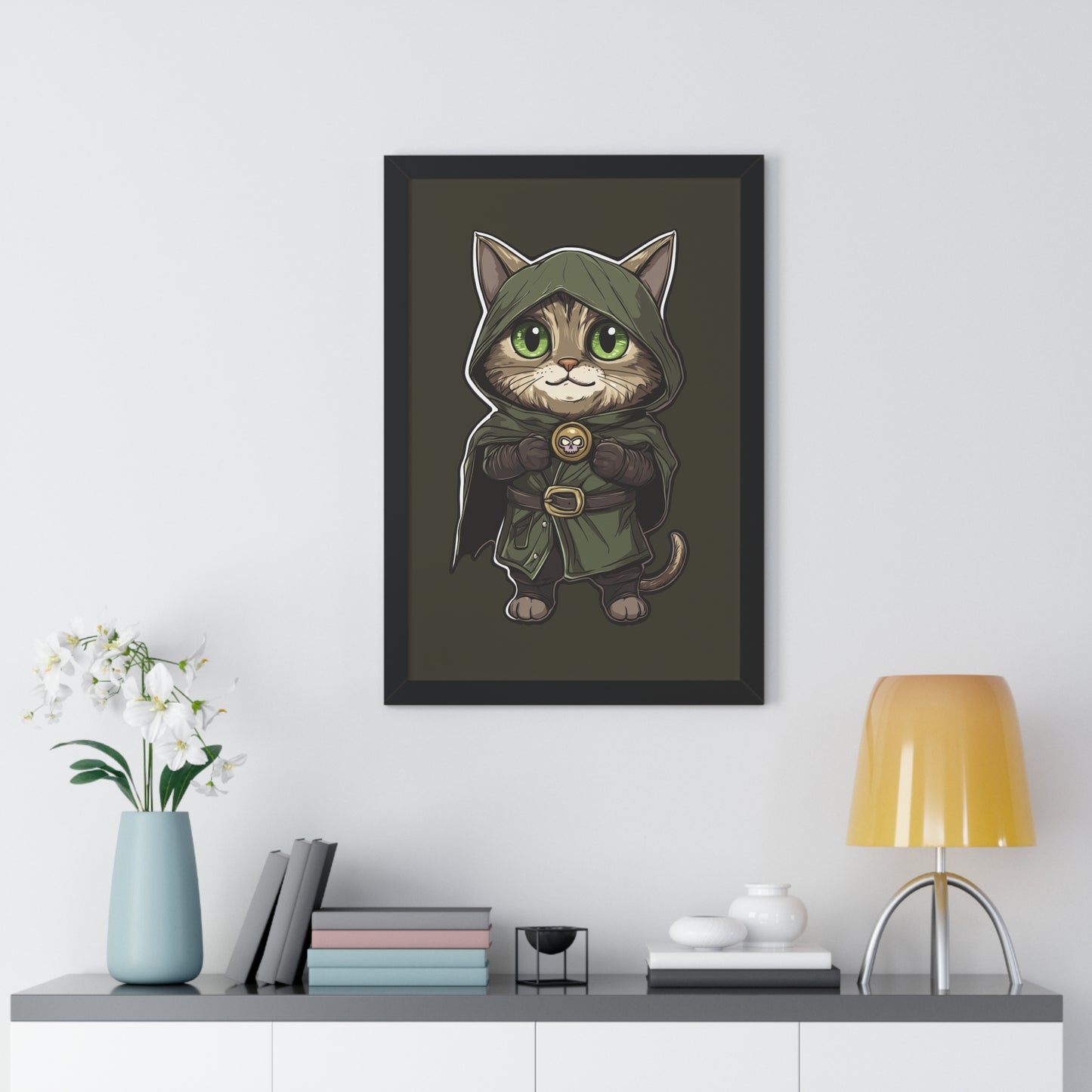 Dr. Doomcat Framed Wall Art