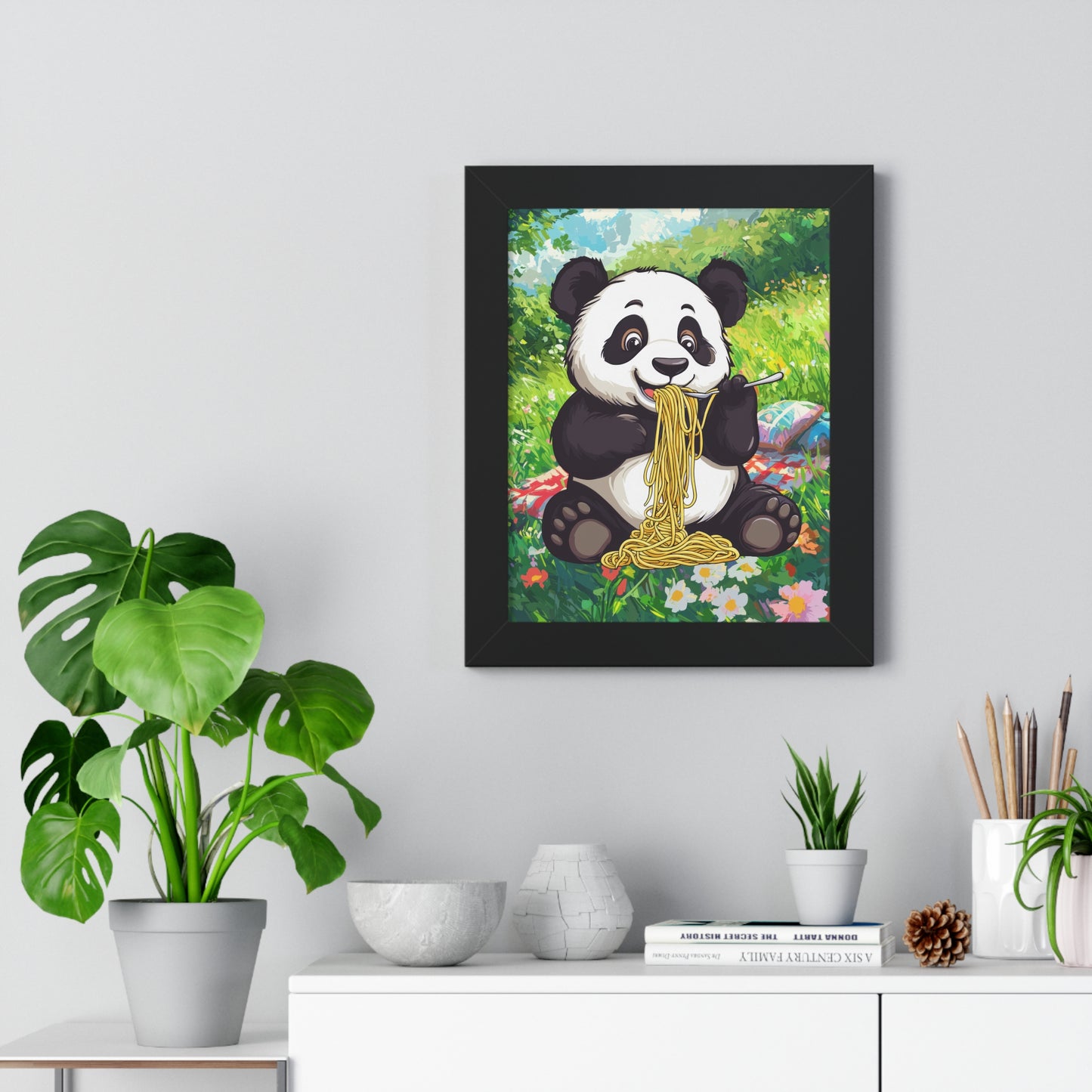 Panda Framed Wall Art