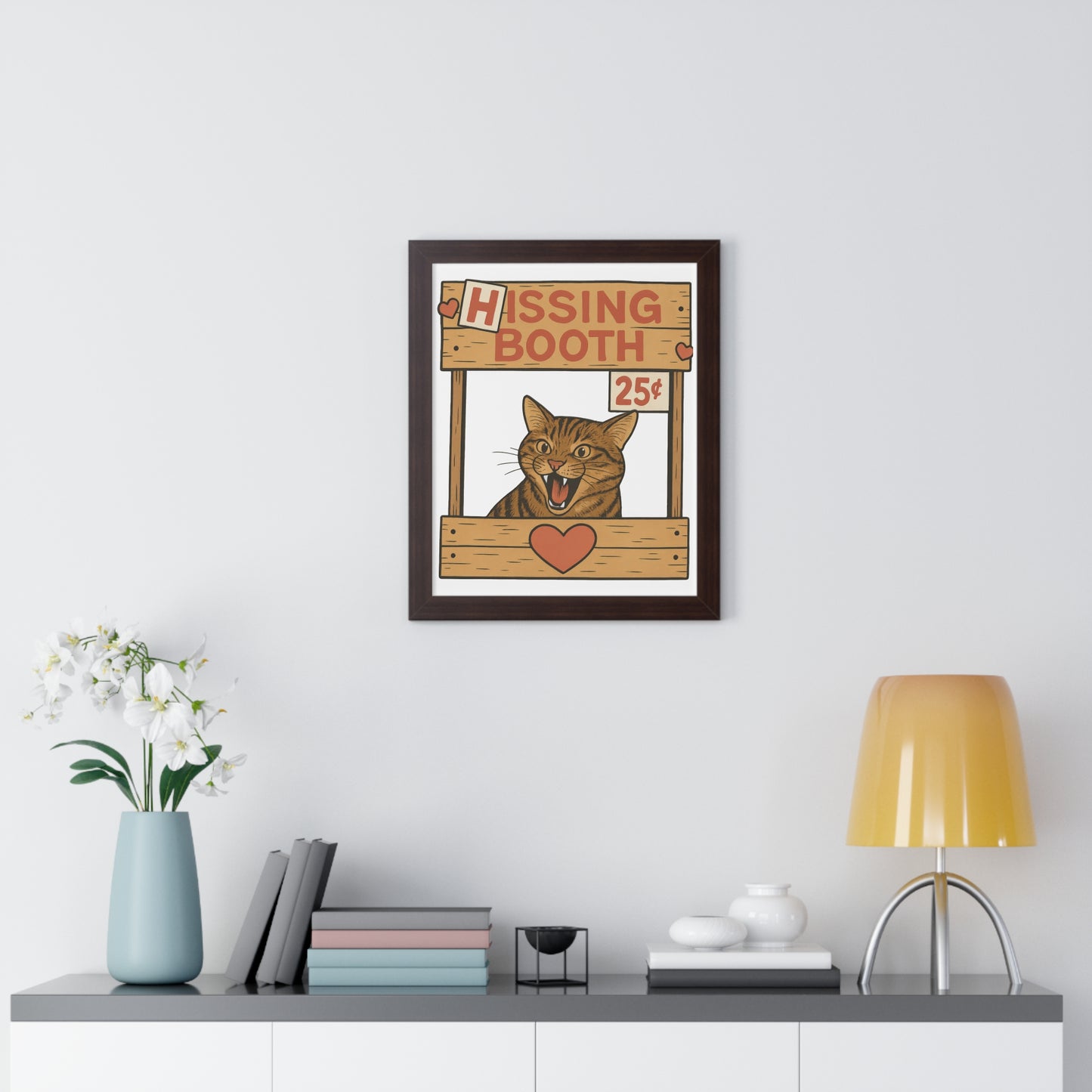 Hissing Booth Framed Wall Art