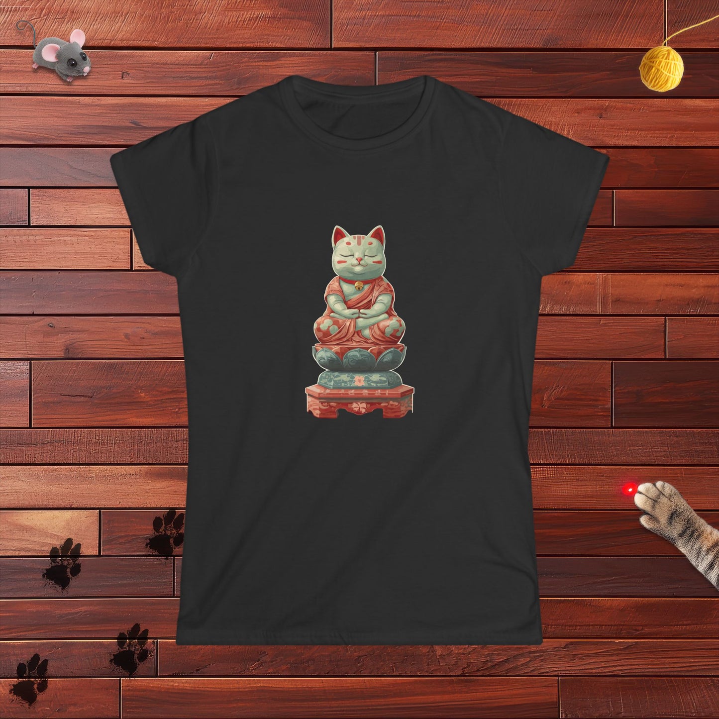 Buddha Kitty Ladies Tee