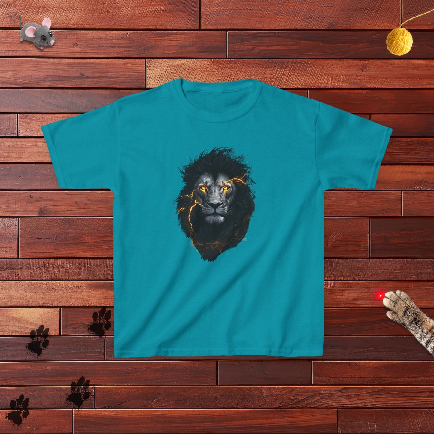 Big Cat Energy Kids Tee