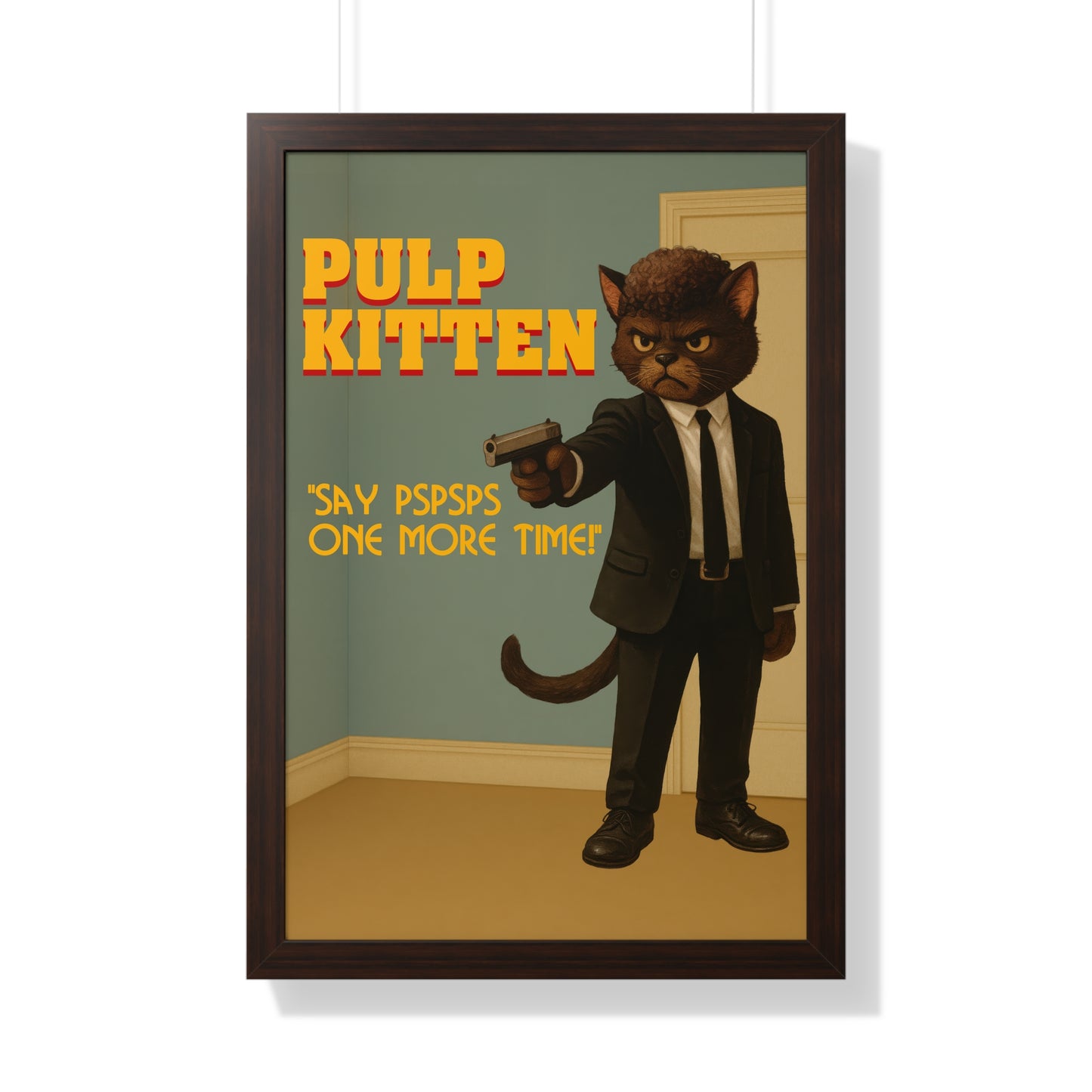 Pulp Kitten Framed Wall Art