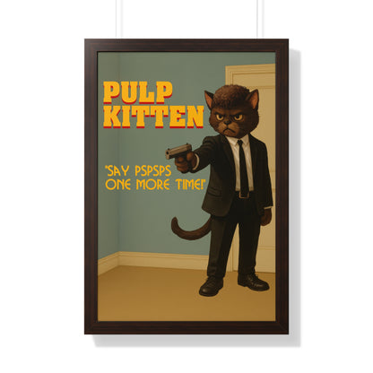 Pulp Kitten Framed Wall Art