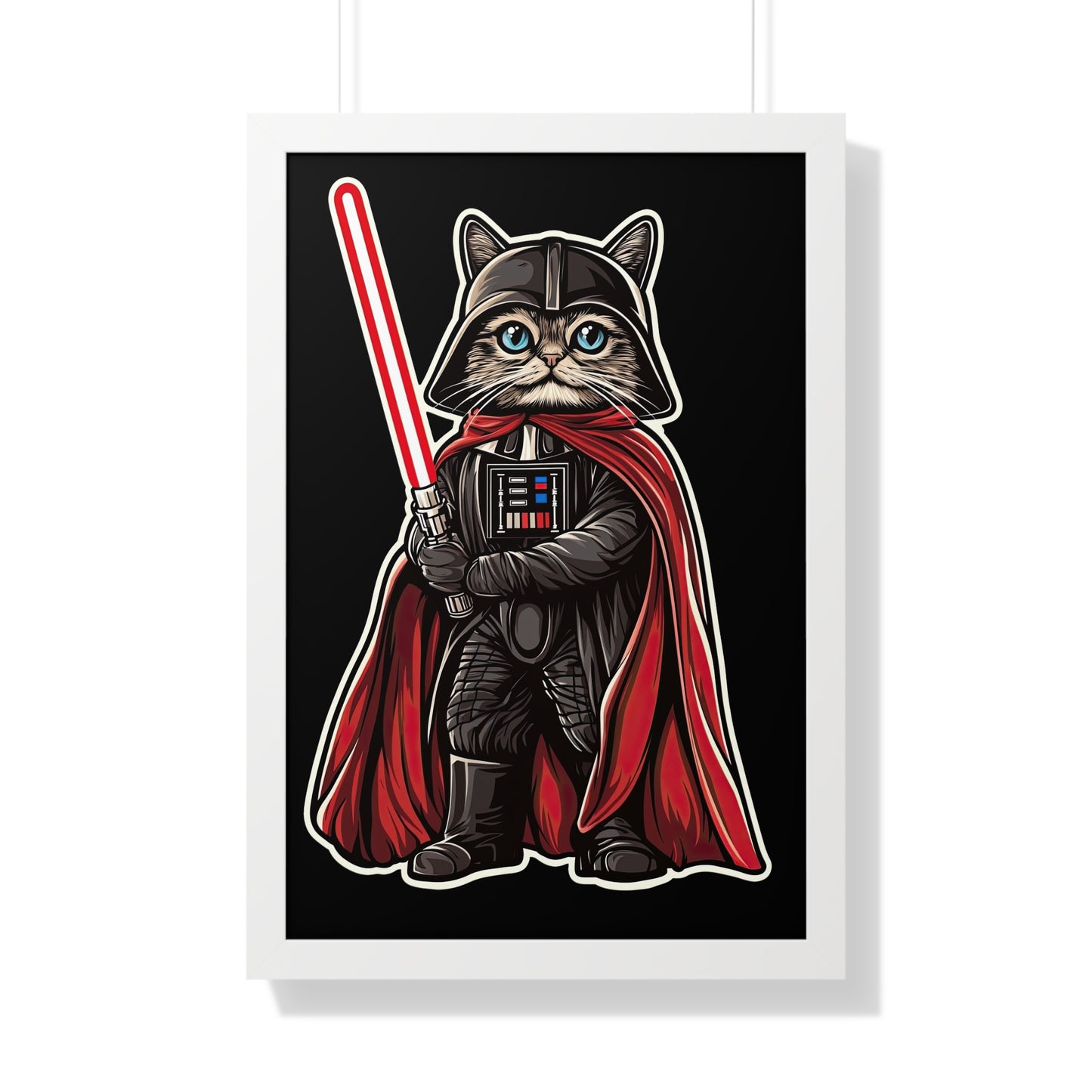 Darth Pawder Framed Wall Art