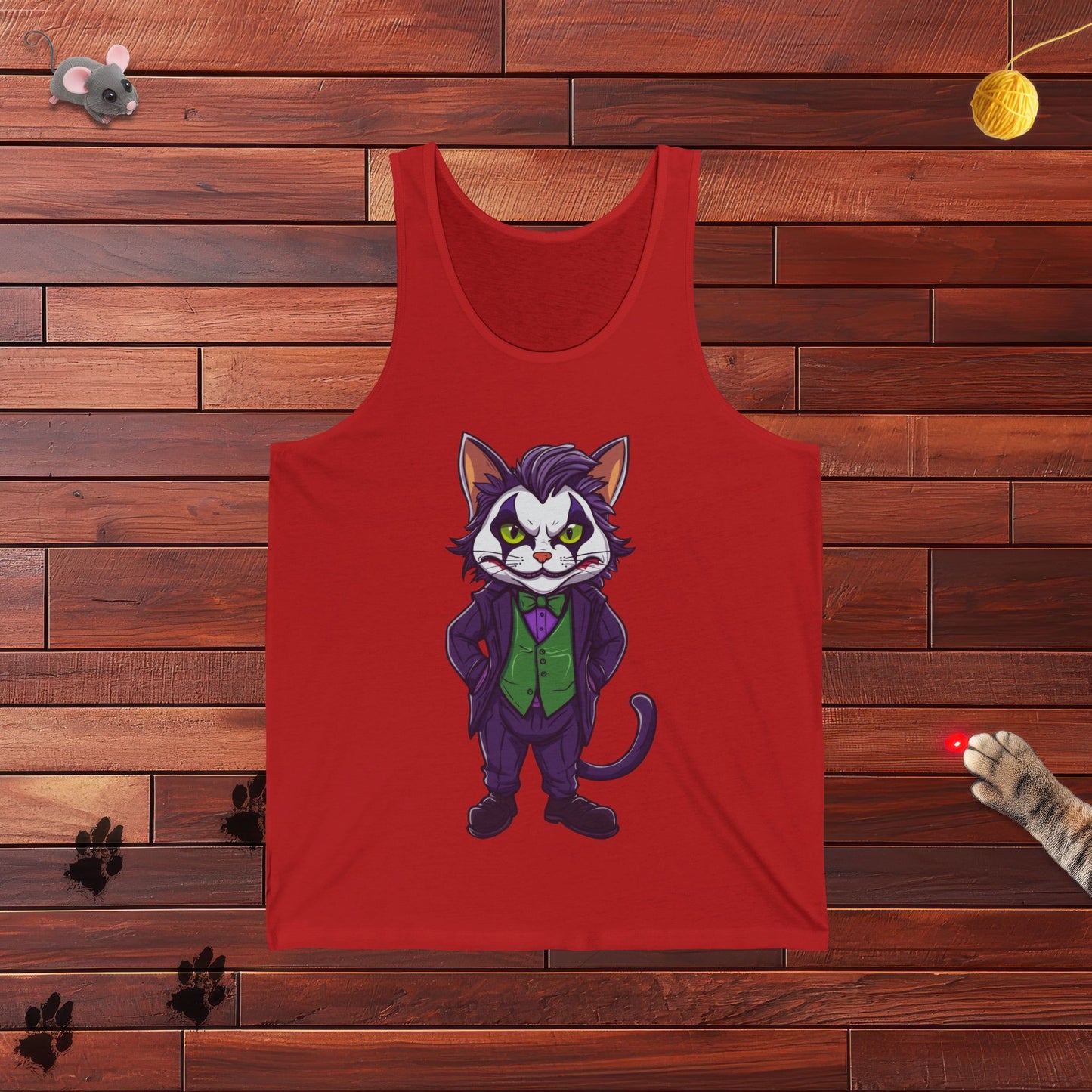 Joker Cat  Mens Tank