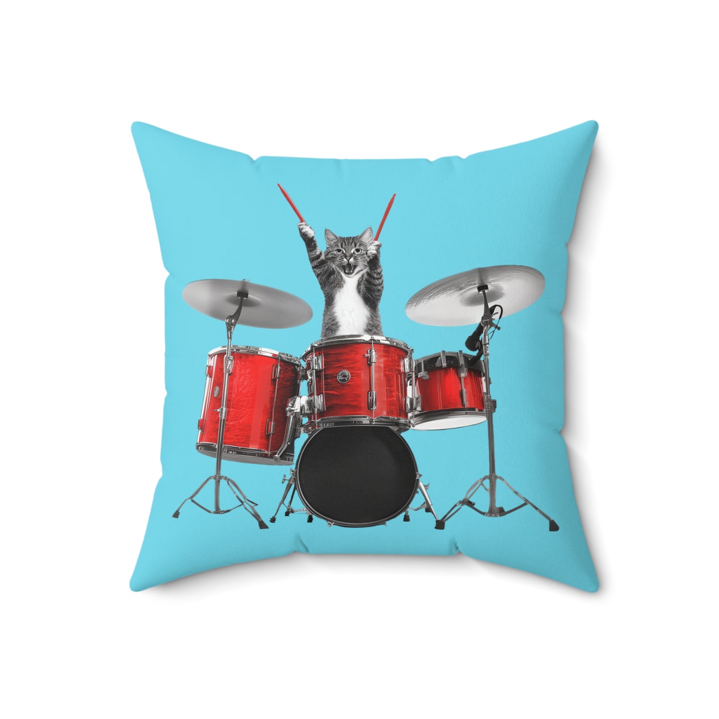 The Cutest Drummer Throw Pillow