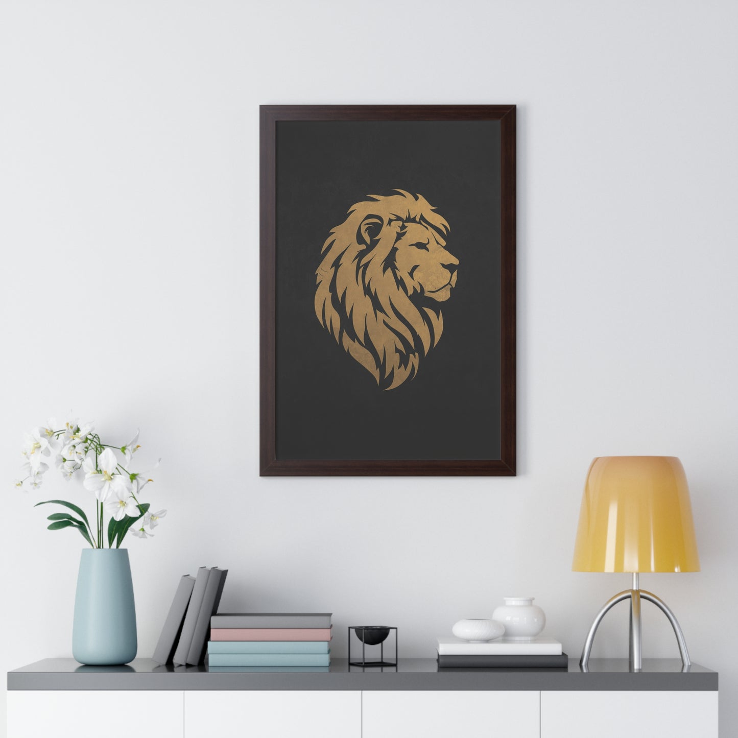 The King Framed Wall Art