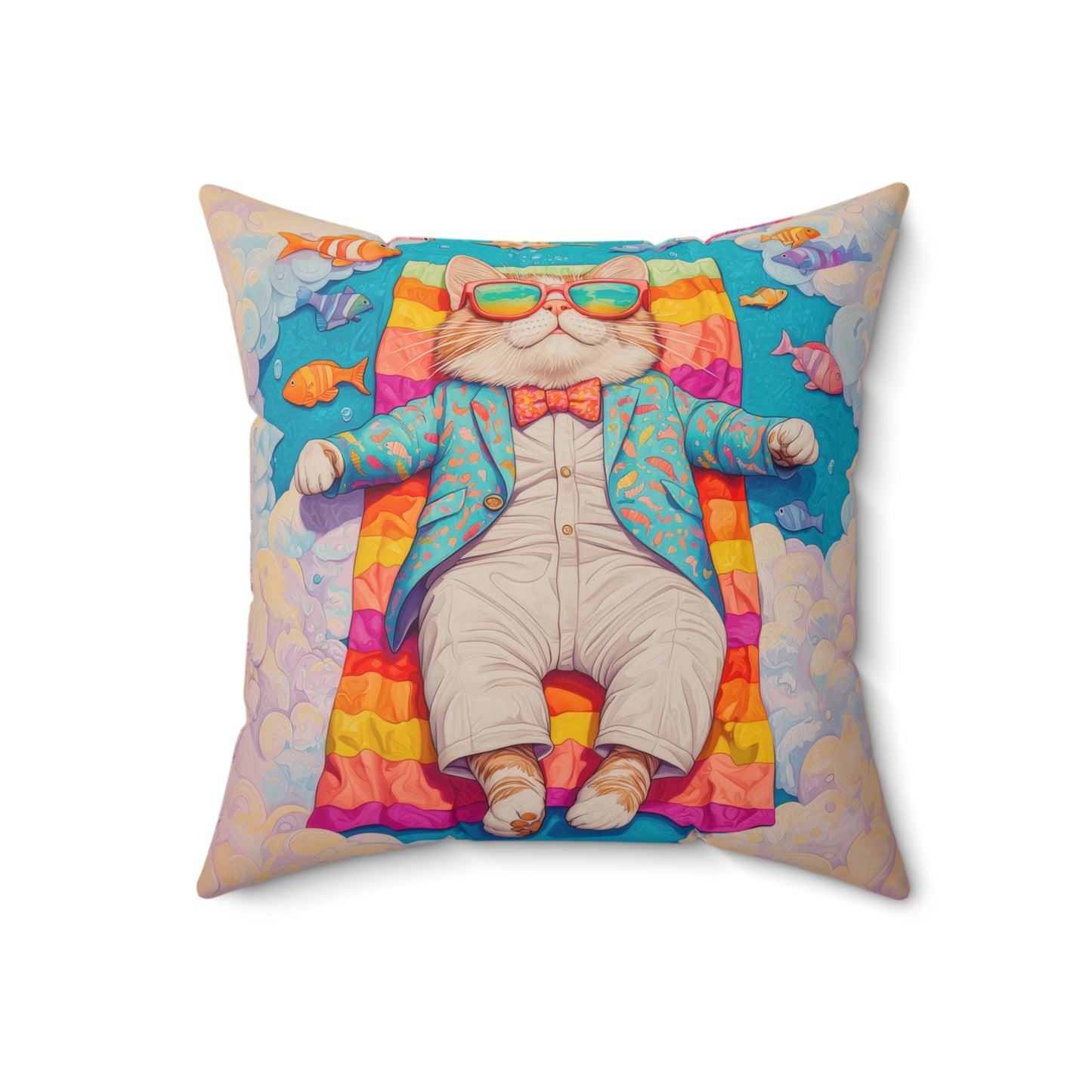 Spun Polyester Square Pillow