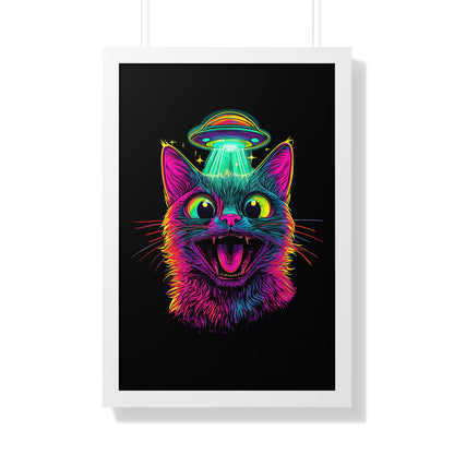 Alien Abduction Framed Wall Art