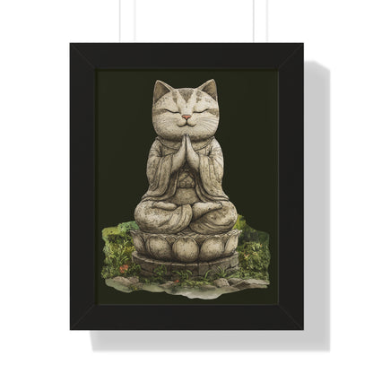 Purrfectly Zen Framed Wall Art