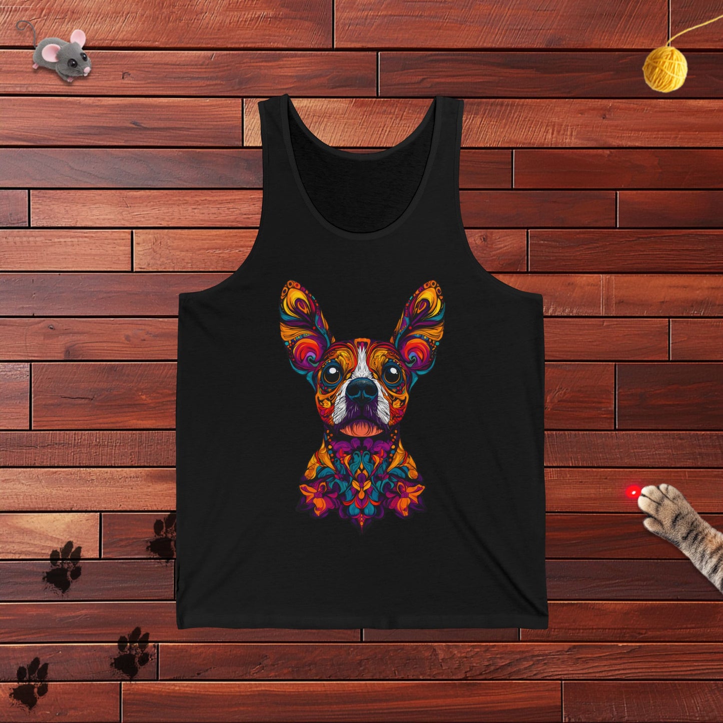 Dia De Muertos Frenchie Tank