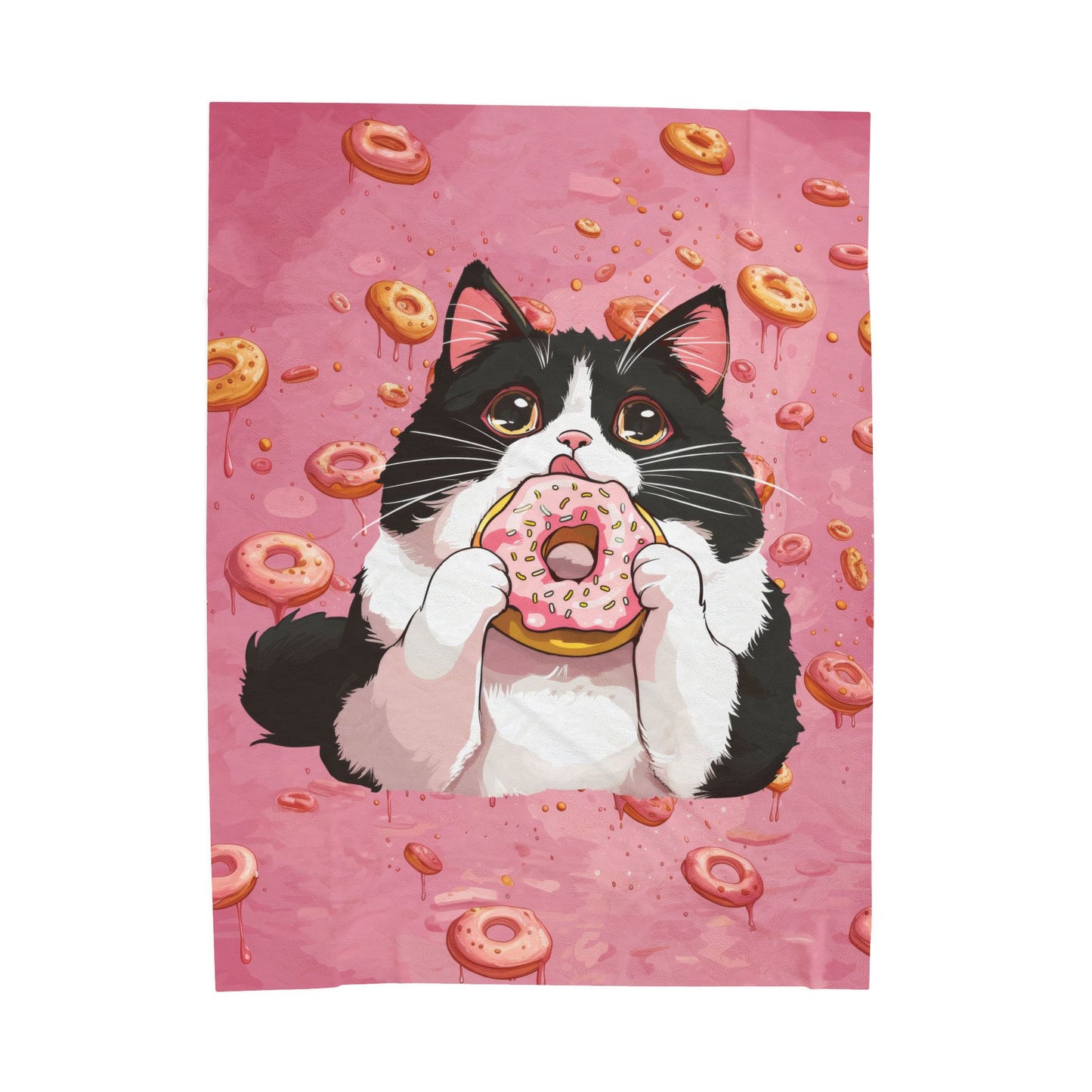 It's My Donut! Velveteen Plush Blanket