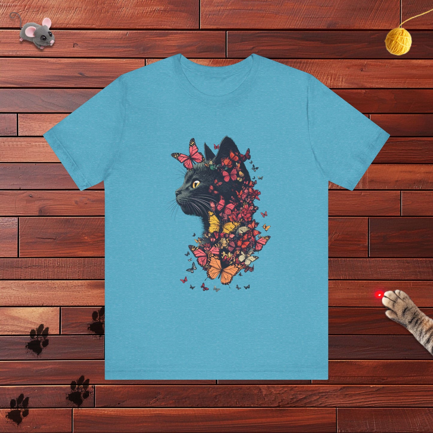 Butterfly Kitty Mens Tee