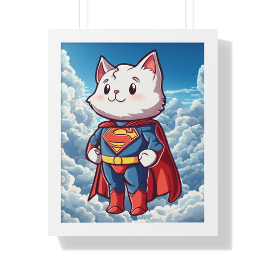 Supercat Framed Wall Art