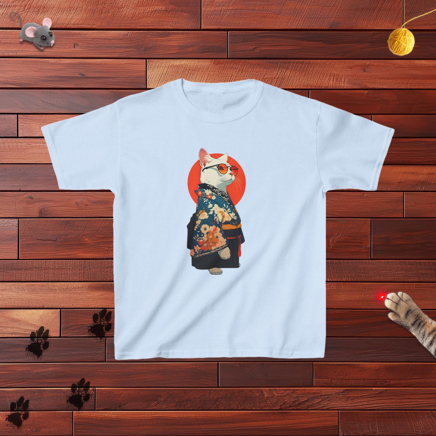 Kimono Kitty Kids Tee