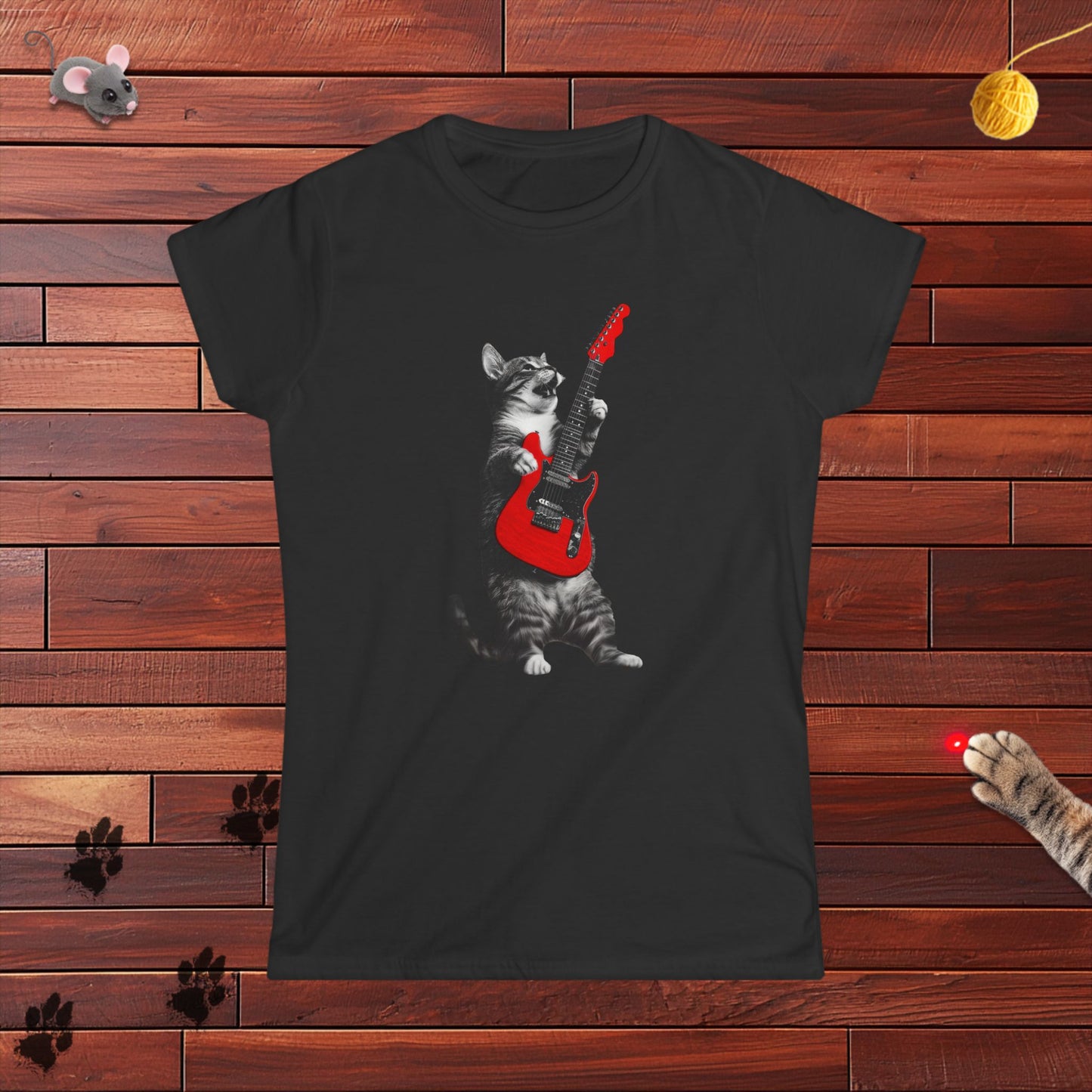 Guitar Gato Ladies Tee