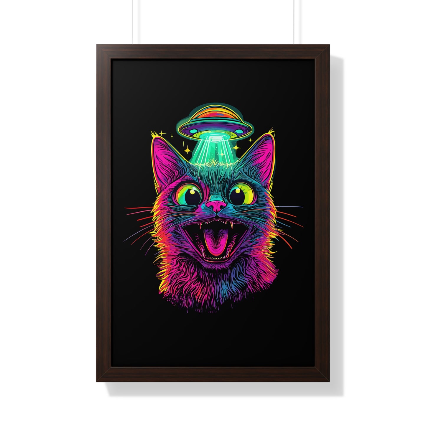 Alien Abduction Framed Wall Art