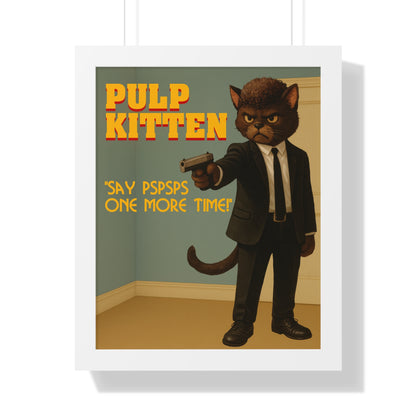 Pulp Kitten Framed Wall Art