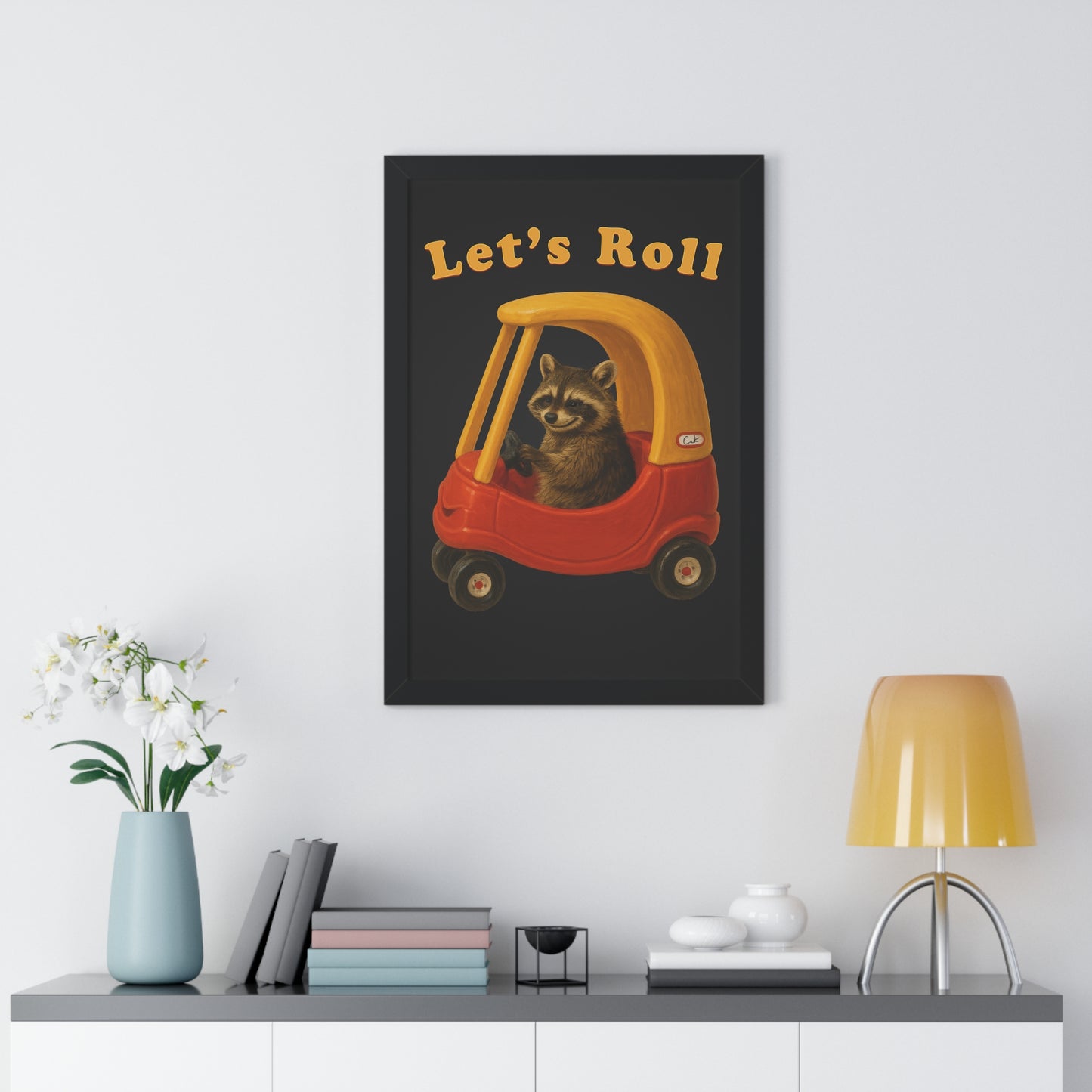 Lets Roll Framed Wall Art