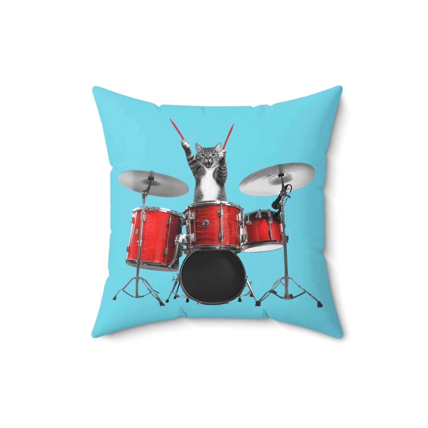 The Cutest Drummer Throw Pillow