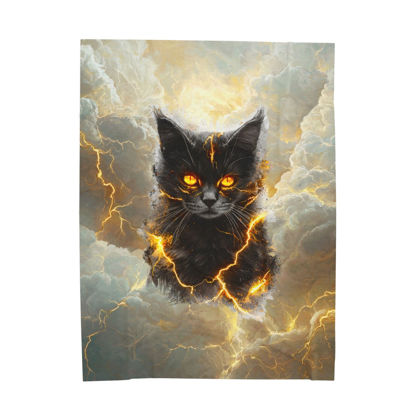 I Am The Storm Velveteen Plush Blanket