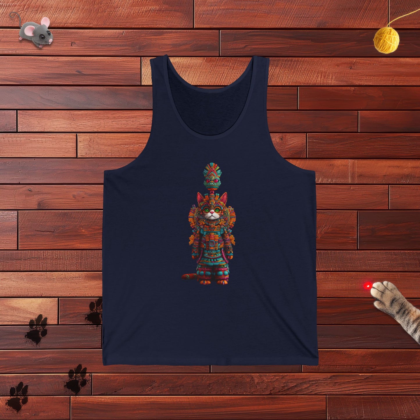 Azteca Gatito Mens Tank