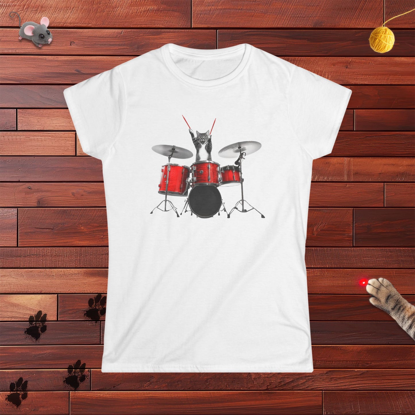 The Cutest Drummer Ladies Tee