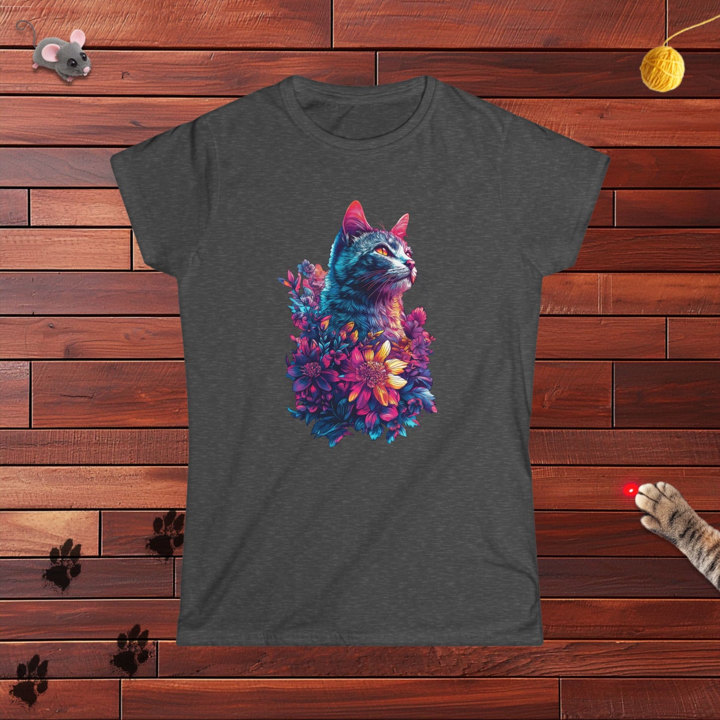 Floral Cat Ladies Tee