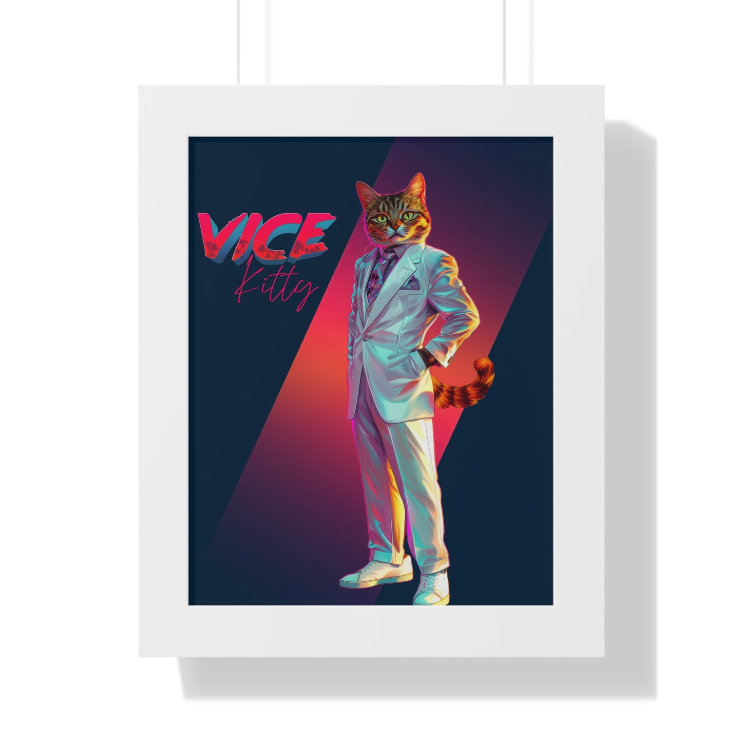 Vice Kitty Framed Wall Art