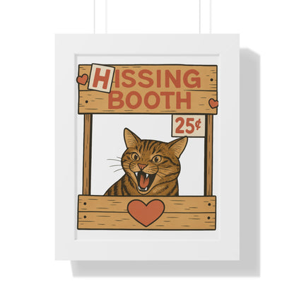 Hissing Booth Framed Wall Art