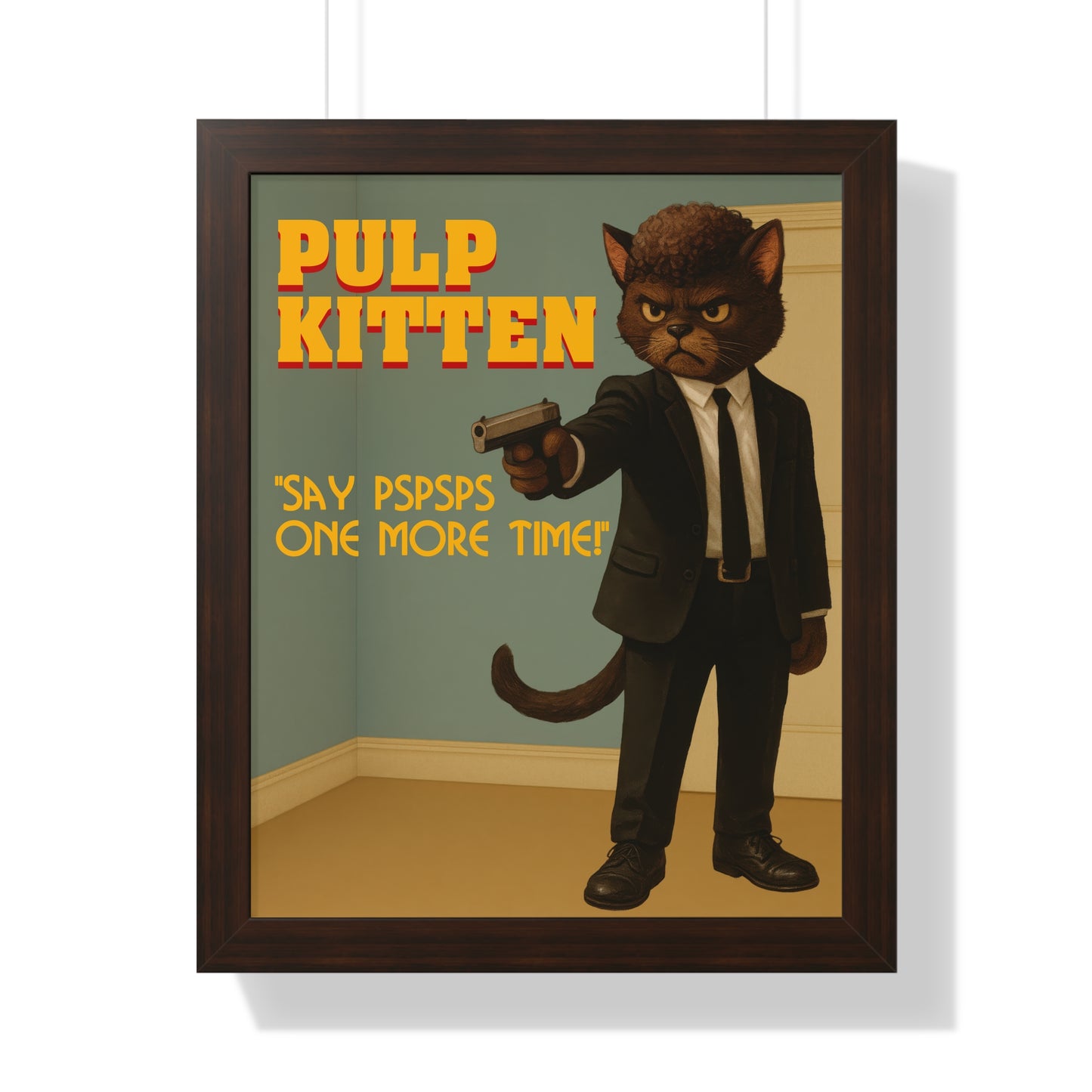 Pulp Kitten Framed Wall Art