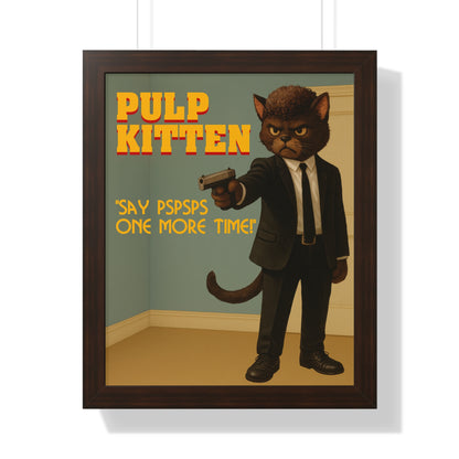 Pulp Kitten Framed Wall Art