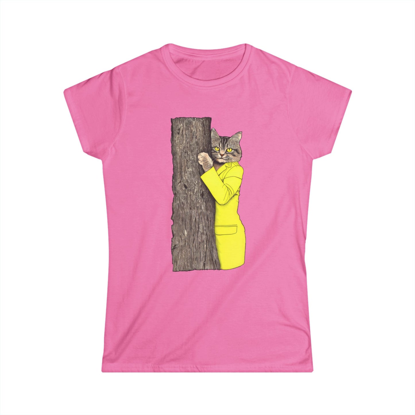 Yellow Jacket Cat Women's Tee