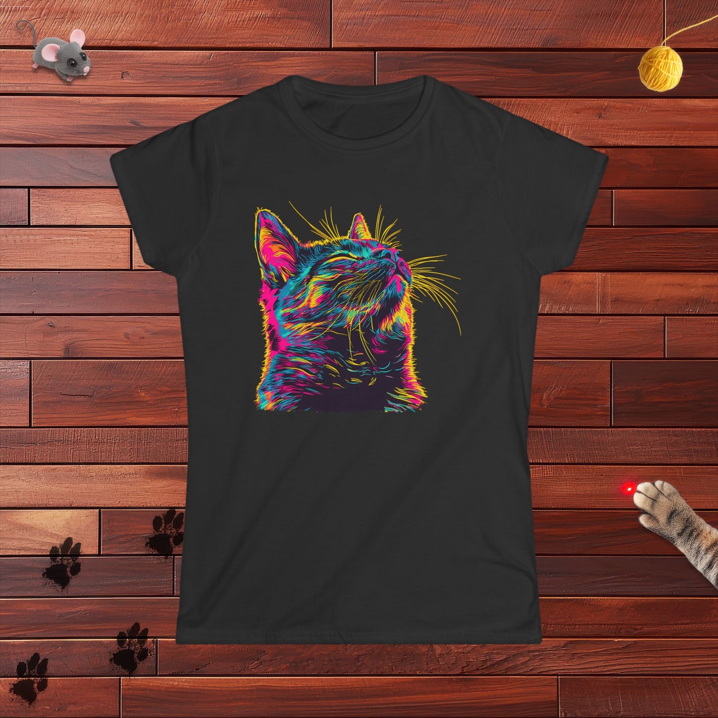 Electric Whiskers Ladies Tee